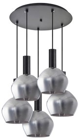 Φωτιστικό Οροφής Πολύφωτο Homelighting 77-8495 Black/White