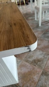 Μοντέρνο Τραπέζι Τραπεζαρίας με Επιφάνεια Μελαμίνης Δρυς 140x80 cm