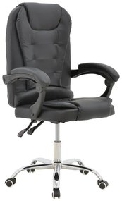 Office chair manager Kardi black pu 66x64x117cm 66x64x117 εκ.