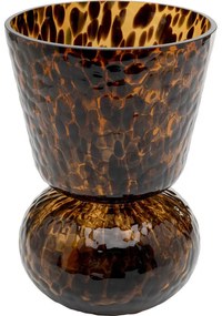 Βάζο Caramel Γυαλί Καφέ  18*18*25εκ. - Καφέ