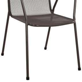 Καρέκλα - Πολυθρόνα ELIJAH C5005.01 Μεταλλική Ανθρακί 54x62x89Υ εκ. 54x62x89 εκ.