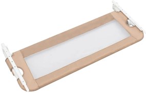 vidaXL Μπάρα Κρεβατιού Προστατευτική Χρώμα Taupe 102x42 εκ Πολυεστέρας