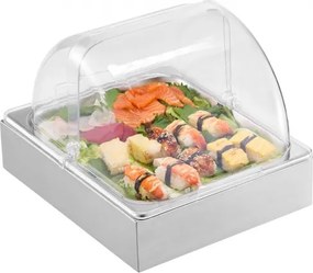 VEVOR Countertop Food Serving Display Container Condiment Dispenser with Lid