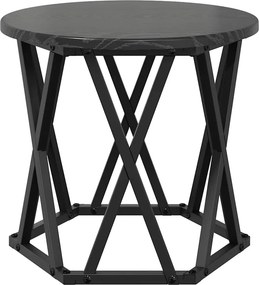 vidaXL Κομοδίνο Μονάδας 3 τμχ. Μαύρη Οξυά 53 x 53 x 40 cm