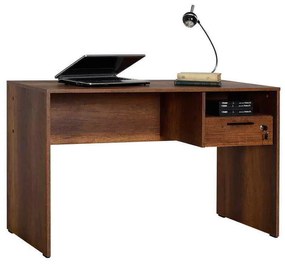 Γραφείο Concept Megapap σε χρώμα καρυδί 120x60x75εκ.
