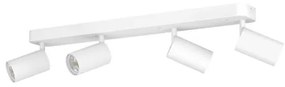 Eglo Telimbela-Z Σποτ με 4 Φώτα και Ντουί GU10 σε Λευκό Χρώμα 900339