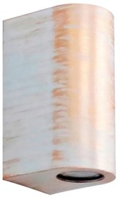 Σποτ Εξωτερικού Χώρου Heronia Paros Up-Down White/Bronze 15-0221