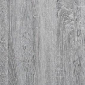 Τραπεζάκι Σαλονιού Γκρι Sonoma 80x80x45 εκ. Επεξ. Ξύλο/Μέταλλο - Γκρι