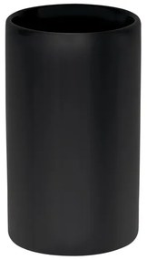 Ποτήρι Μπάνιου Κεραμικό Tube Matt Black 7x11,5 - Spirella