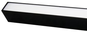 Adeleq Φωτιστικό LED Αλουμινίου Γραμμικό Στενό 50W 230V 4000K 150cm Μαύρο 21-15005011