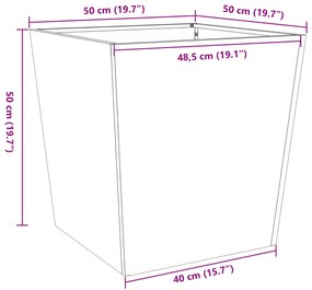 ΖΑΡΝΤΙΝΙΕΡΑ ΚΗΠΟΥ 50X50X50 ΕΚ ΑΤΣΑΛΙ ΣΚΛΗΡΥΘΕΝ ΣΤΟΝ ΑΕΡΑ 851078