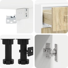 vidaXL Μονάδα κουζίνας KALMAR 4 pcs Sonoma Δρυς Επεξεργασμένο Ξύλο