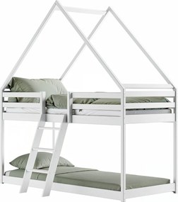 Παιδική Κουκέτα Σπιτάκι SWEET 80x180 white