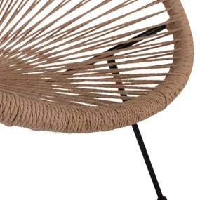 ΣΕΤ ΕΞΩΤΕΡΙΚΟΥ ΧΩΡΟΥ 3ΤΜΧ ACAPULCO HM21100 TWISTED WICKER-ΜΕΤΑΛΛΟ - 9996888 - HM21100