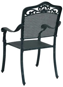 vidaXL Καρέκλα Κήπου 2 pcs Πράσινο 55 x 56.5 x 91εκ Αλουμίνιο