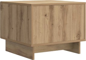 vidaXL Τραπεζάκι σαλονιού Artisan Δρυς 49 x 50 x 40 εκ