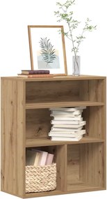 vidaXL Βιβλιοθήκη Artisan Δρυς 60x30x71,5 εκ. Επεξεργασμένο Ξύλο