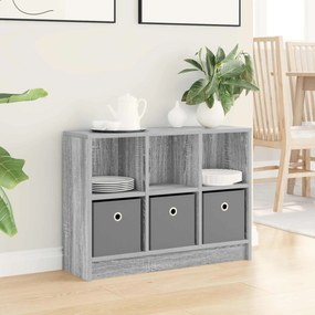 vidaXL Πλαϊνό γραφείο Γκρίζο Σονομα 73,5 x 22,5 x 53,5 εκ