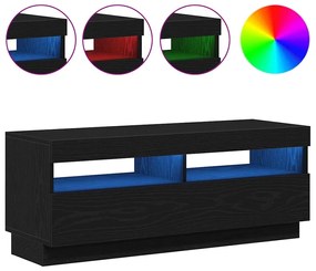 vidaXL Ντουλάπι TV Μαύρο 100 x 35 x 40 εκ Επεξεργασμένο ξύλο
