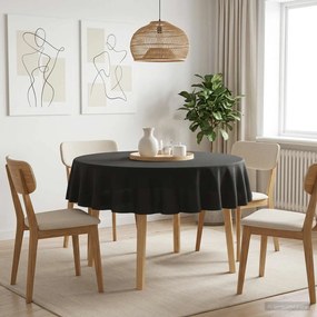 vidaXL Ύφασμα Τραπέζης 5 τμχ. Σκούρο Γκρι Διάμ. 180 cm Πολυεστέρας