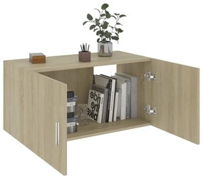 vidaXL Ντουλάπι Επιτοίχιο Sonoma Δρυς 80 x 39 x 40 εκ. από Επεξ. Ξύλο