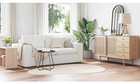 vidaXL Χαλί HUARTE Κρεμ 140 x 200 cm Πολυεστέρας