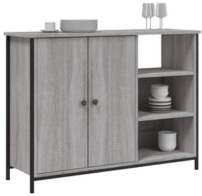vidaXL Ντουλάπι Γκρι Sonoma 100x33x75 εκ. από Επεξεργασμένο Ξύλο