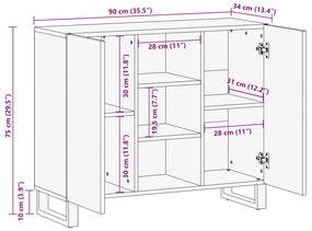 ΝΤΟΥΛΑΠΙ 90X34X75 ΕΚ. ΑΠΟ ΜΑΣΙΦ ΞΥΛΟ ΑΚΑΚΙΑΣ 377578