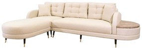 Καναπές - Κρεβάτι Γωνιακός Milano 825BLC5263 290x200x88cm Cream