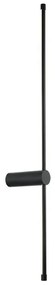 Απλίκα Φωτιστικό Τοίχου 1,6cm LED 20W IP20 3000K Zambelis-20116-Μαύρο 20116