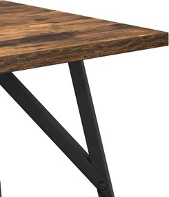 vidaXL Σετ βοηθητικά τραπεζάκια 2 pcs Φουσκωτό δρυς και Μαύρο