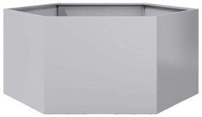 vidaXL Ζαρντινιέρα Κήπου Εξάγωνη 104x90x45 εκ. Γαλβανισμένο Χάλυβα