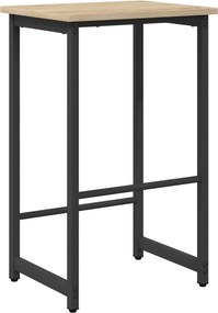 vidaXL Μπαρ σκαμπό Sonoma Δρυς 40 x 32 x 64 εκ Επεξεργασμένο Ξύλο