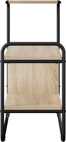 vidaXL Τραπέζι κονσόλας Sonoma Δρυς 80 x 35 x 75 cm Επεξεργασμένο Ξύλο