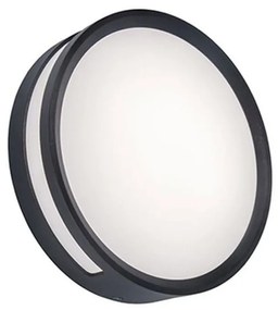 Φωτιστικό Οροφής - Πλαφονιέρα Rola 6382201118 IP54 Led 3000K 4,8x18,3x18,3cm Dark Grey Lutec Aluminium