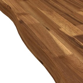 vidaXL Επιφάνεια Τραπεζιού Live Edge 110 x 60 x 3,2 cm Ορθογώνιος