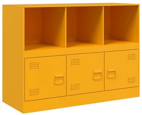 vidaXL Ντουλάπι Μουσταρδί 99x39x73 εκ. από Ατσάλι