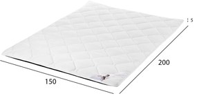 ΑΝΩΣΤΡΩΜΑ HM670.05 ΜΕ FOAM ΛΕΥΚΟ 150x200x5Y εκ.
