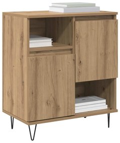 vidaXL Παραδοσιακά Πλευρικά Έπιπλα 2 pcs artisan δρυς 120 x 35 x 70 εκ