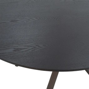 Tραπέζι Cerco pakoworld MDF μαύρο Φ120x75εκ (1 τεμάχια)