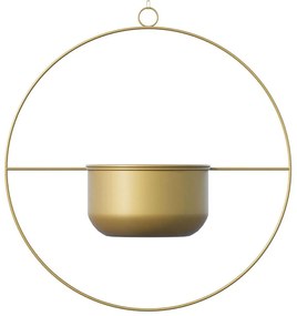 Κασπώ Κρεμαστό Payanda 247HFM1202 40x17x40cm Gold Aberto Design Μέταλλο