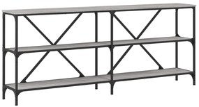 vidaXL Τραπέζι Κονσόλα Γκρι Sonoma 180x30x75 εκ. Επεξ. Ξύλο/Σίδηρος