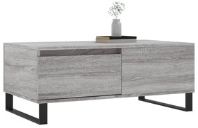 vidaXL Τραπεζάκι Σαλονιού Γκρι Sonoma 90x50x36,5εκ. Επεξεργασμένο Ξύλο