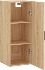 vidaXL Ντουλάπι Τοίχου Sonoma Δρυς 34,5 x 34 x 90 εκ.