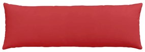 vidaXL Μαξιλάρι Καναπέ 2 pcs Κόκκινο 120 x 40 cm ύφασμα