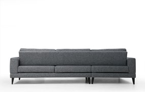 Corner Sofa-Bed Nordic Corner Left (Chl+3R) Dark Grey