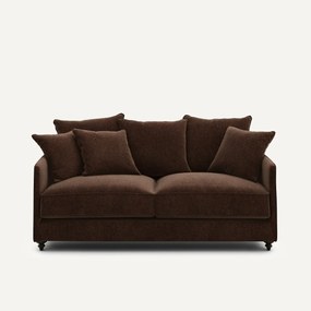 Συμπαγής καναπές-κρεβάτι βελούδο chenille Lazare