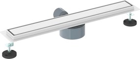 vidaXL Σιφόνι ντους 2-σε-1 με 360° σιφόνι Ασημί 60 cm