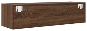 vidaXL Κάμπινγκ TV Καφέ Δρυς 100x31x25,5 εκ Επεξεργασμένο Ξύλο