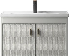 Martin Thaleia HDPE 80 Silver Grey - Αδιάβροχος Πάγκος με Νιπτήρα 80x47